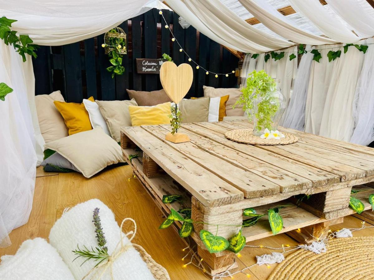 Arrebol Suite Con Jacuzzi, Piscina Y Naturaleza Buzanada Bagian luar foto
